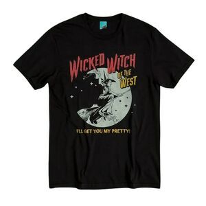 The Wizard Of Oz Unisex Adult Wicked Witch Of The West T-Shirt / Black/Charcoal